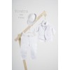  Piccolino Βαπτιστικό κοστούμι  Ian σε χρώμα white